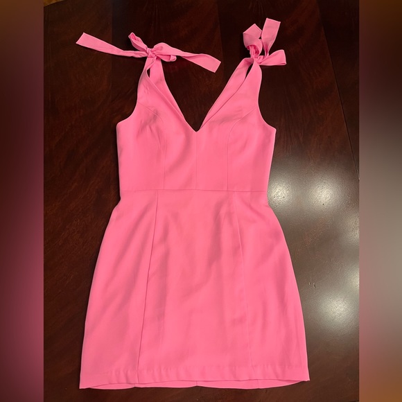 AMANDA UPRICHARD ALLORA DRESS PINK - Picture 2 of 4